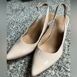 Calvin Klein sling back heals, women’s size 7.5